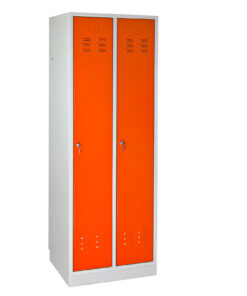 ADB Spind / Umkleideschrank aus Stahl in verschiedenen Farben, 2-türig 24 inovatec-spind-2-tuerig-orange-1.jpg