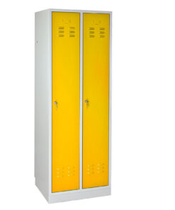 ADB Spind / Umkleideschrank aus Stahl in verschiedenen Farben, 2-türig 25 inovatec-spind-2-tuerig-rapsgelb-1.jpg