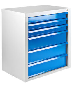 ADB Schubladenschrank MAMMUT 6 Schubladen mit Vollauszug 70 x 75 cm (B x H) 8 inovatec-schubladenschrank-6-schubladen-lichtblau-1.jpg